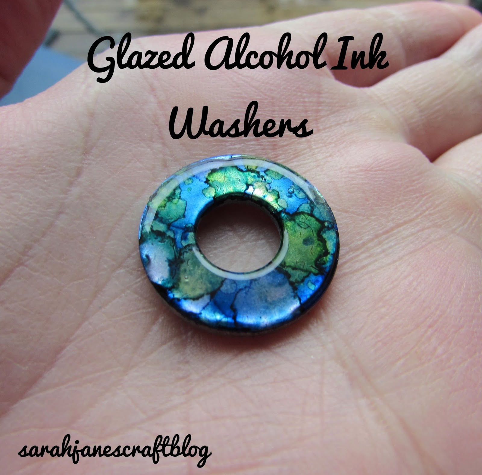 More Glazed Alcohol Ink Washers