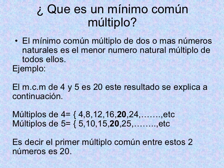 Minimo Comun Multiplo Entre 7 Y 9 CLASE RAÚL: MÚLTIPLOS Y DIVISORES DE UN NÚMERO. CÁLCULO m.c.m. y m.c.d.