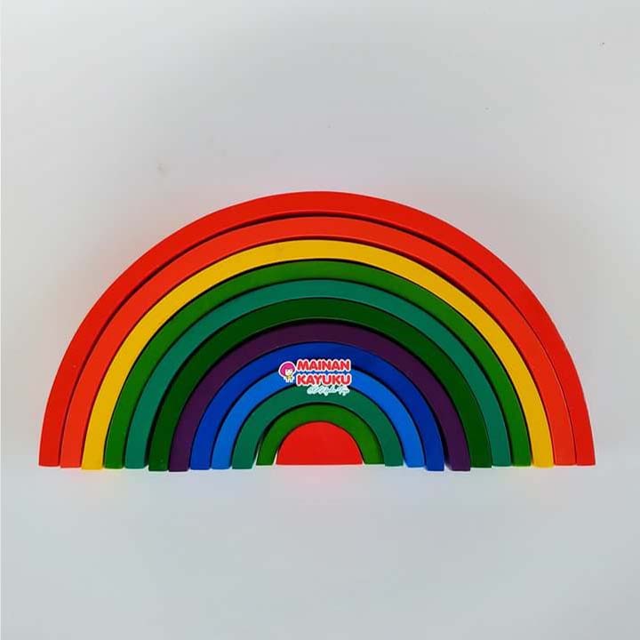 Rainbow Block Merah