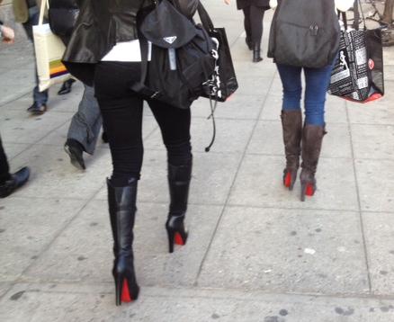 Guess+her+shoe+christian+louboutin+boots+girls+in+nyc+street+fashion+by+he