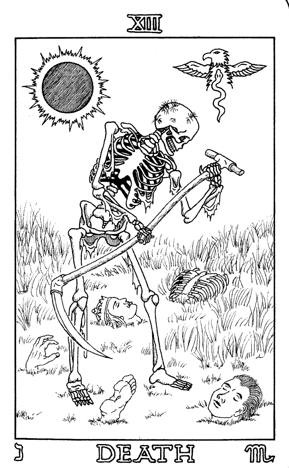 tarot coloring pages - photo #11