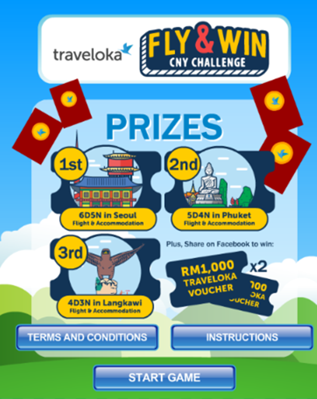 Traveloka Fly & Win CNY Contest Traveloka Fly & Win CNY Contest