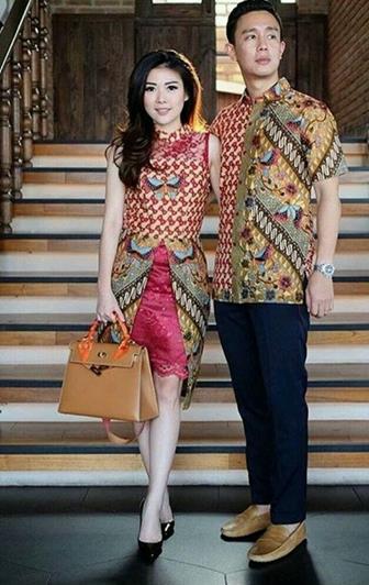 Model Baju Batik Couple Untuk Acara Pernikahan