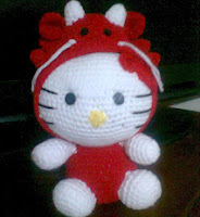 PATRON GRATIS HELLO KITTY DRAGON AMIGURUMI 1313