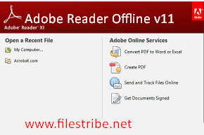 Adobe Reader Latest Version 11 Offline Installer Free Download