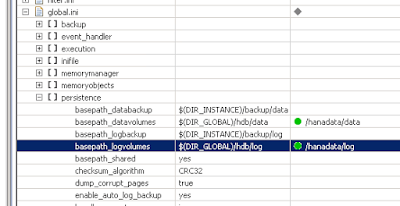Move HANA data and log files to different mount point