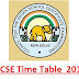 2013 ICSE Examination time table for 9th, 10th and 12th class students with official website www.cisce.org