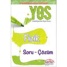 Editör YGS Fizik Soru - Çözüm (2017) Editör YGS Fizik Soru - Çözüm (2017)