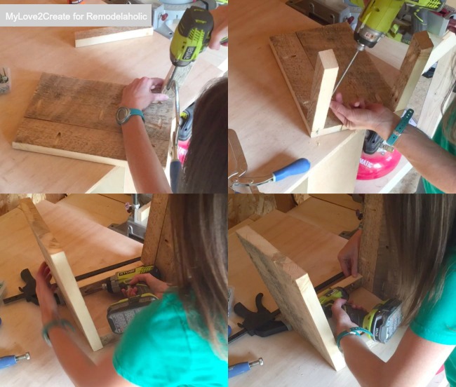 using pocket holes and pocket hole screws to build a diy stool