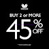 WACOAL Promo Buy 2 Or More Discount 45%