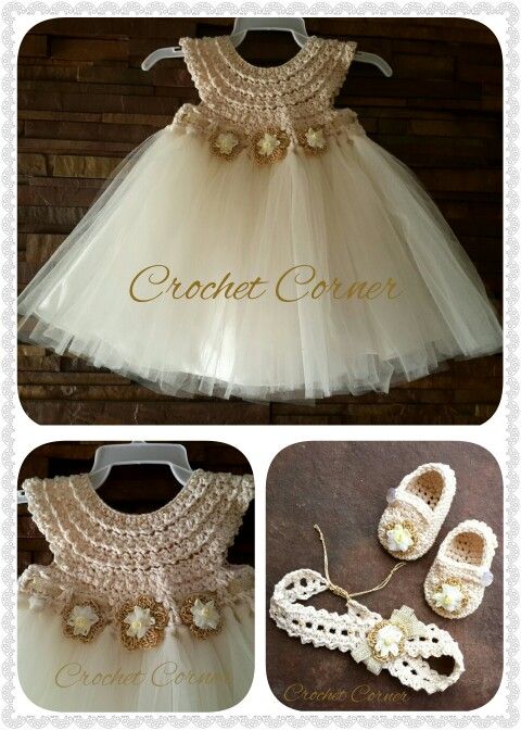 Vestido de croche com tule infantil passo a passo sale