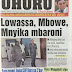 MAGAZE YA JUMANNE ,AGOSTI 30