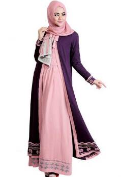 Model baju gamis muslim modern terbaru Model baju gamis muslim modern terbaru