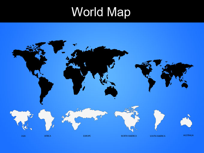 clipart world map free download - photo #42