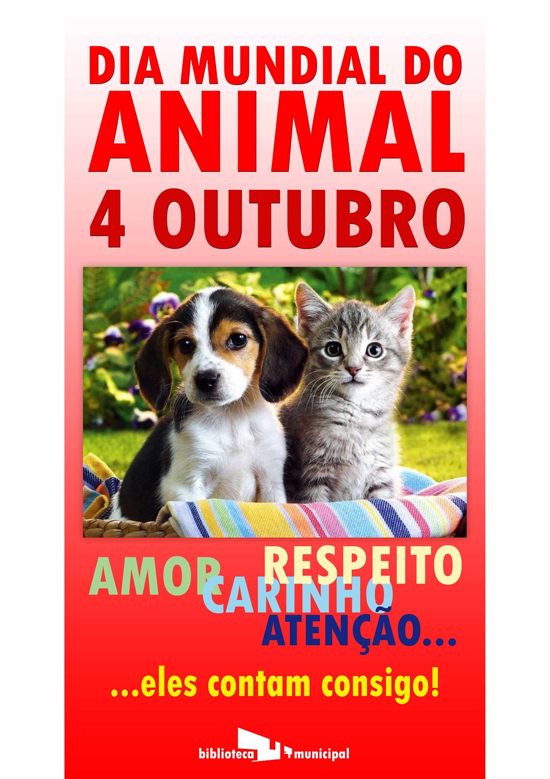 BIBLIOfafe Dia Mundial do Animal 4 outubro BIBLIOfafe Dia Mundial do Animal 4 outubro