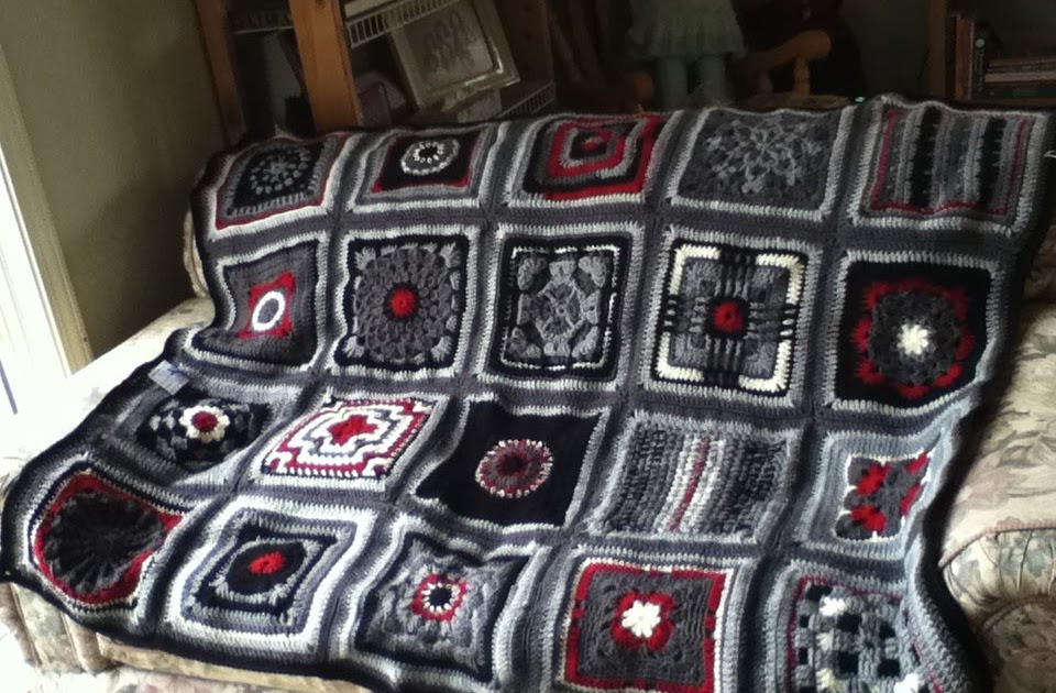 Learning & Loving Crochet Edging the afghan