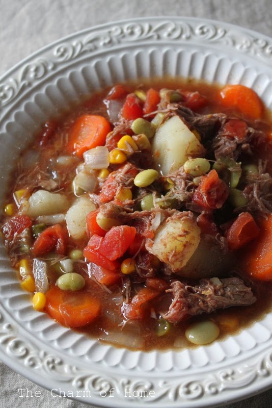 Vegetable Beef Soup for a Crowd: The Charm of Home