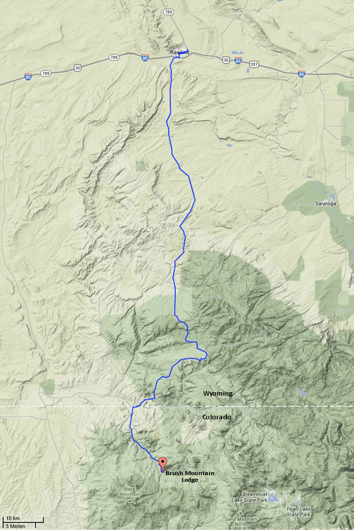 Tour Divide 2013 Day 14 Brush Mountain Lodge (CO)