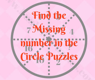 Find the Missing number in the Circle Puzzle Questions