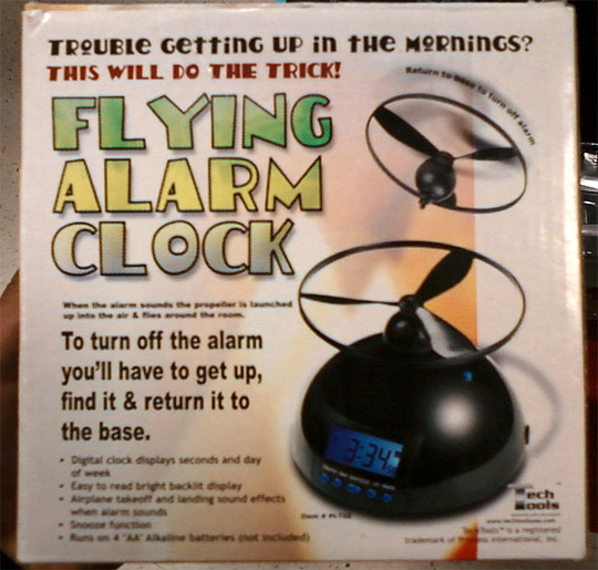 Flying Alarm Clock Unique Collection - My Morning Will Never Be The Same