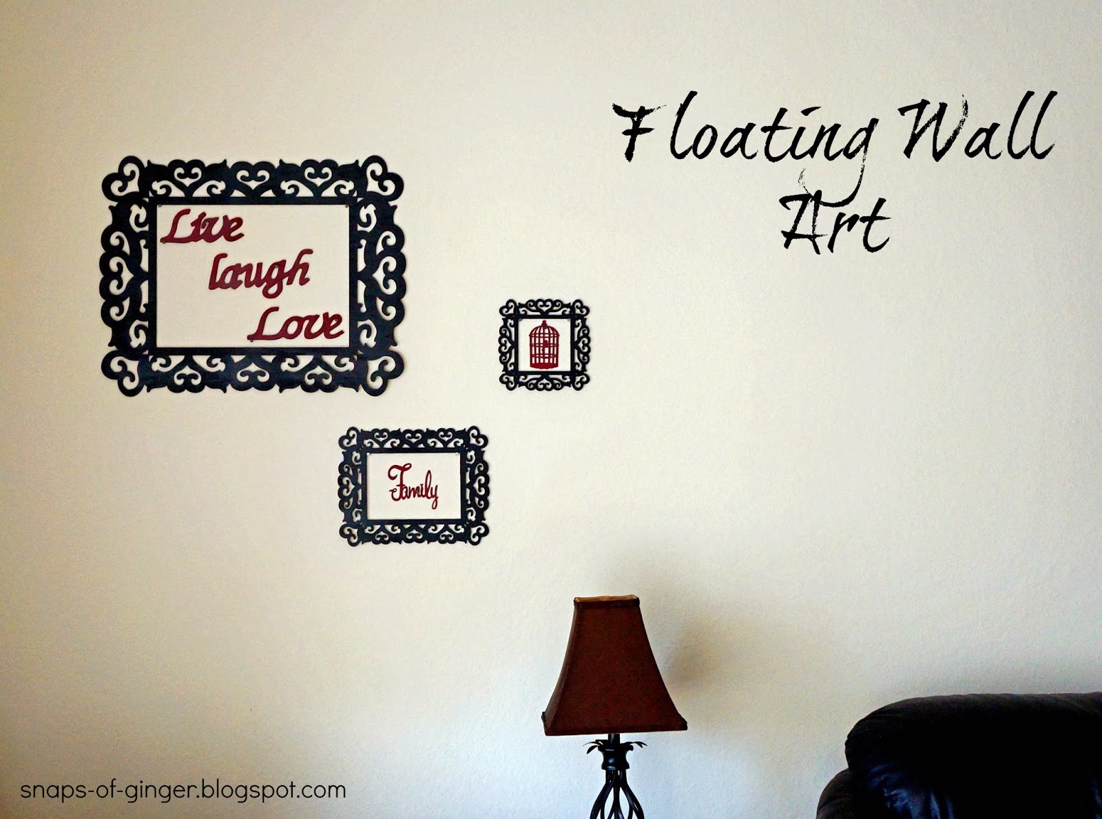 DIY Floating Wall Art