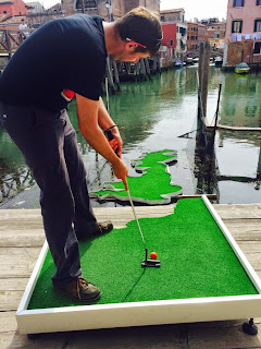 Doug Fishbone's Leisure Land Golf by EM15 at the Venice Biennale, photos by Gareth & Lurlyn Holmes Doug Fishbone's Leisure Land Golf by EM15 at the Venice Biennale, photos by Gareth & Lurlyn Holmes