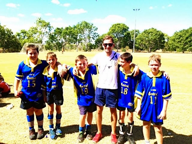 Junior Boys at Charters Towers Soccer Trials