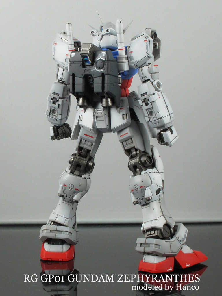 Painted Build: RG 1/144 GP01 GUNDAM ZEPHYRANTHES
