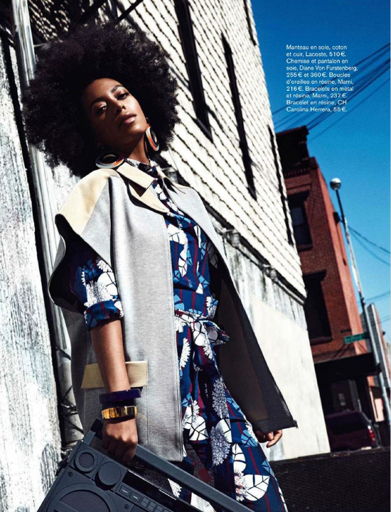 Solange Knowles for GLAMOUR FRANCE