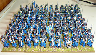 28mm French Napoleonic Middle Guard Infantry Victrix Hard Plastic Black Powder