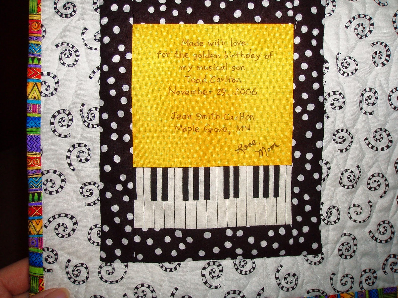 Quilts Etc! Labeling Your Quilts Part 2 of 2 (or It's Not Done Until