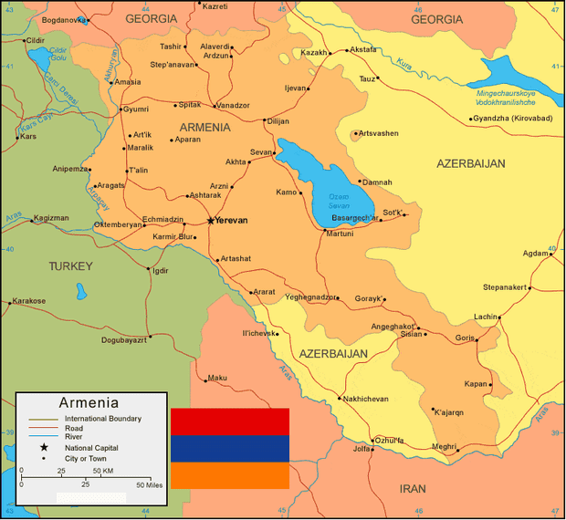 Peta Negara Armenia Lengkap Dengan Kota, Sumber Daya Alam