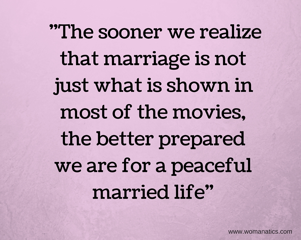 Marriage does not mean no freedom. It means re-arranging your priorities and keeping family life on top. Marriages can be liberating.