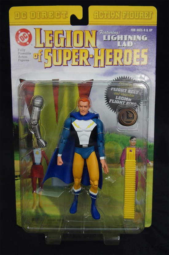 The Legion of Super Bloggers! LEGION TOYS Lightning Lad (DC Direct 2001)