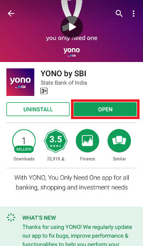how to activate beneficiary account in yono sbi