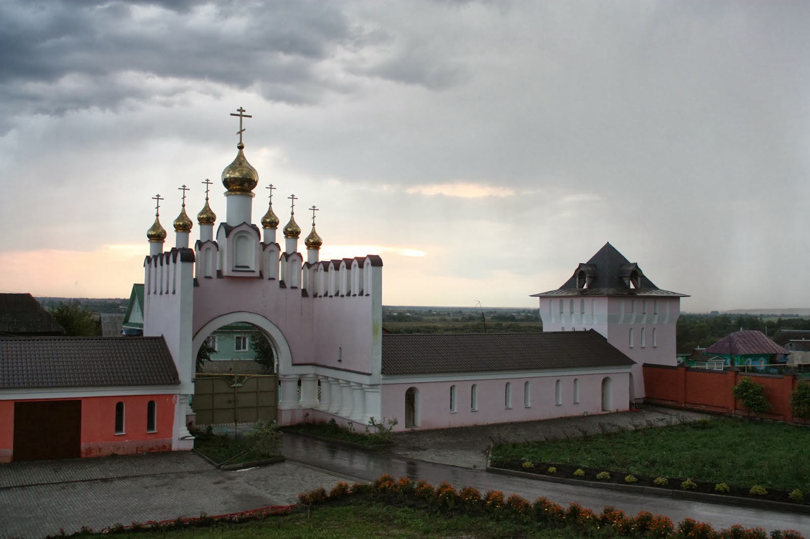 Санаксары монастырь зимой