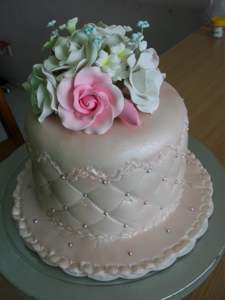 Inasalybakery KEK KAHWIN FONDANT SITI