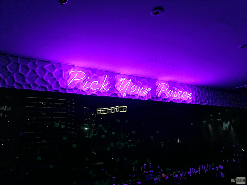 Low light with violet lighting Low light with violet lighting