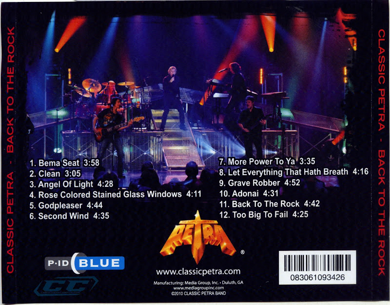 Petra - Back to the Rock Live 2011 DvDRip Tracklisting and lyrics
