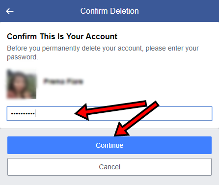 Delete facebook account delete-facebook-account