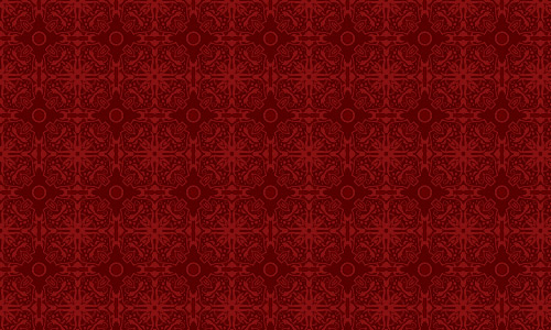 Haunted Tile Red Pattern