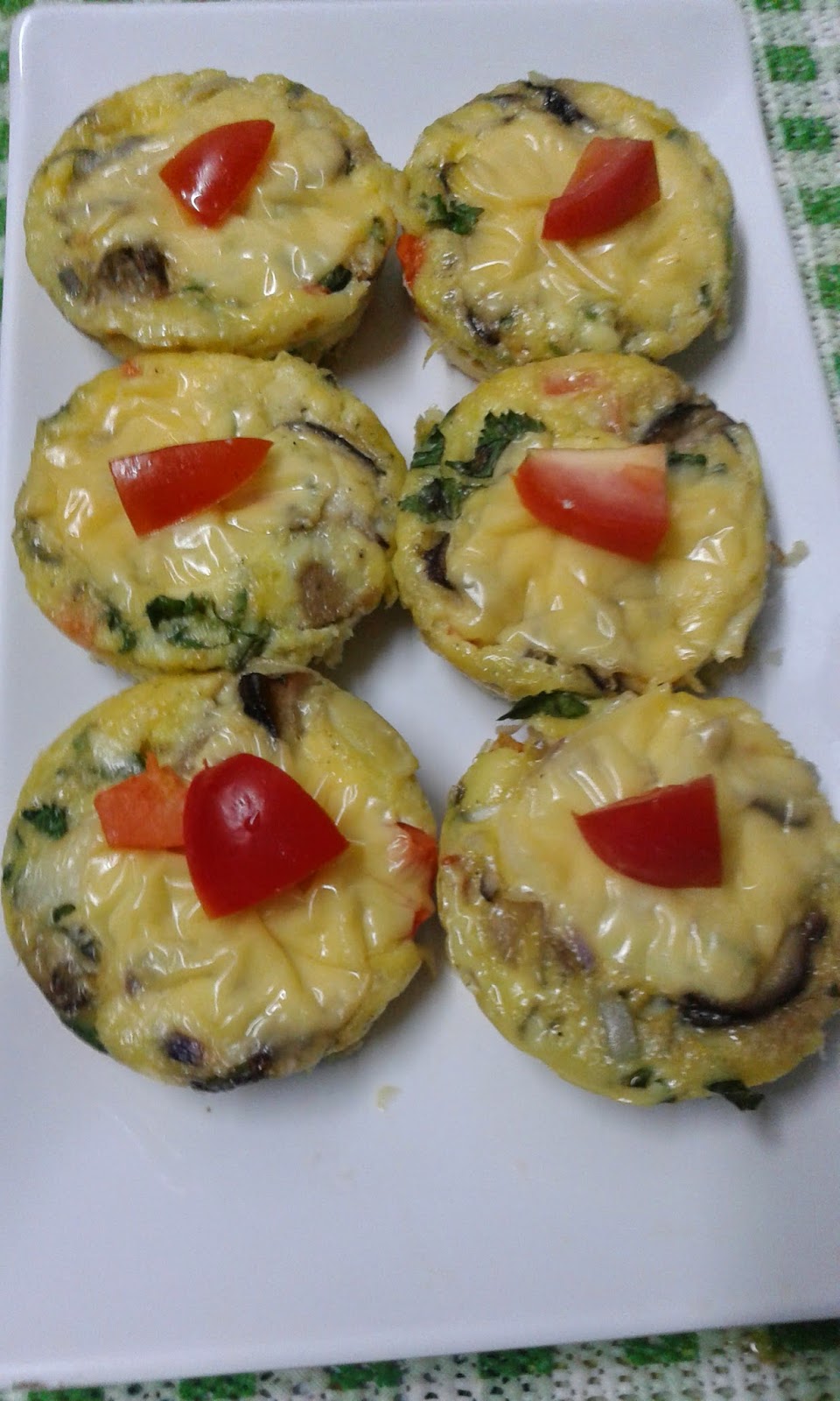 Zalekha Luvs Cooking: Baked Mini Cheesy Omelet