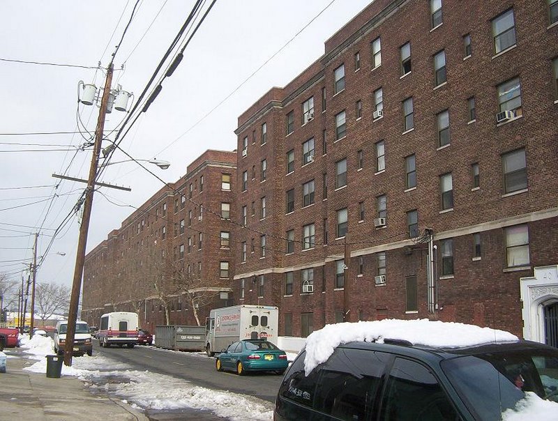 Newark N.J. 1970s: Prudential Apartments aka Sing-Sing or Ballantine