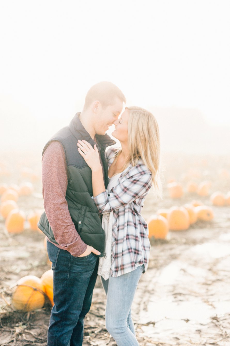 Magical Fall Morning Engagement Session by Something Minted Photography