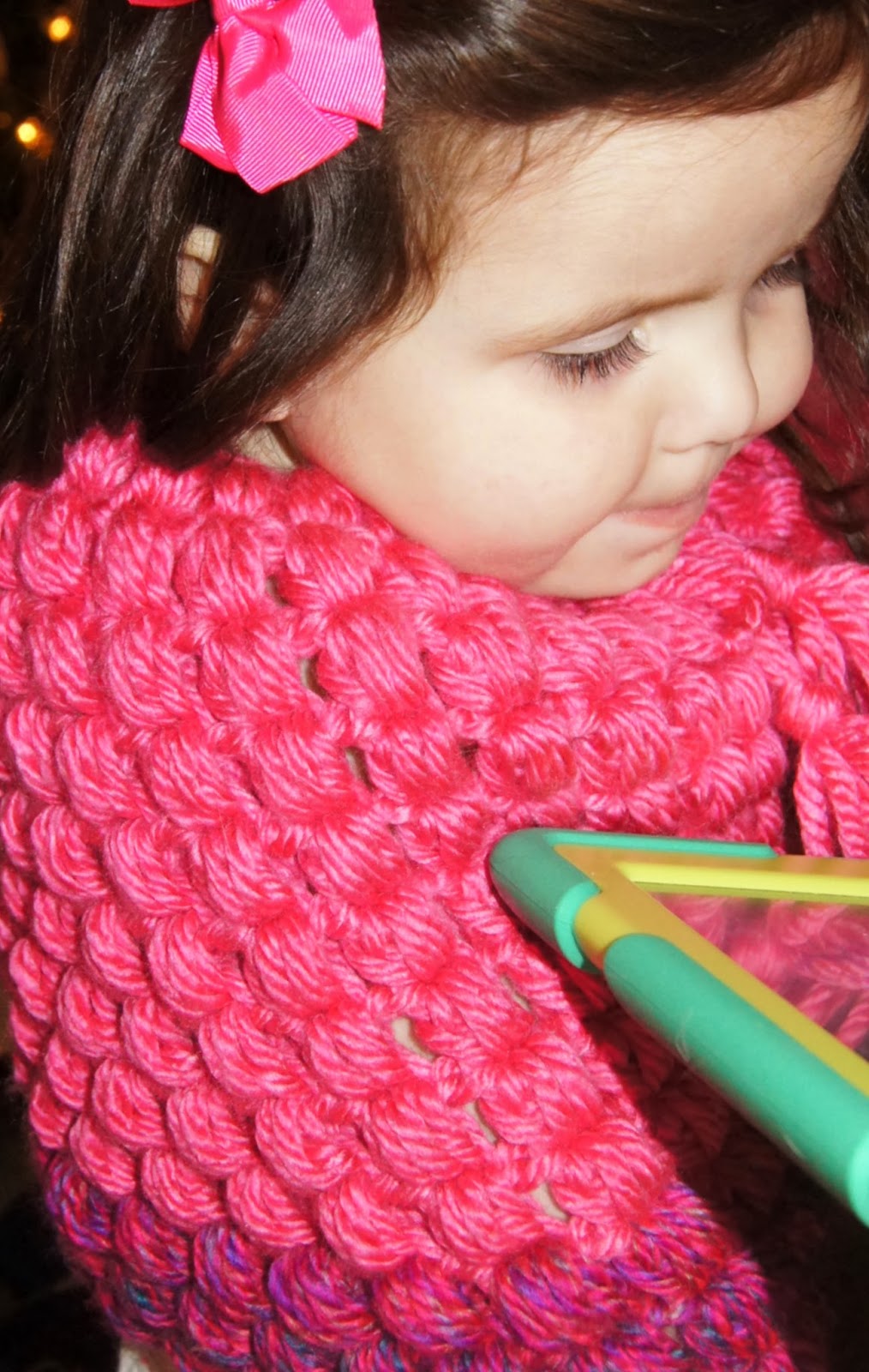 Learning to Crochet Free Instructions to Make a Child & Doll Shawl