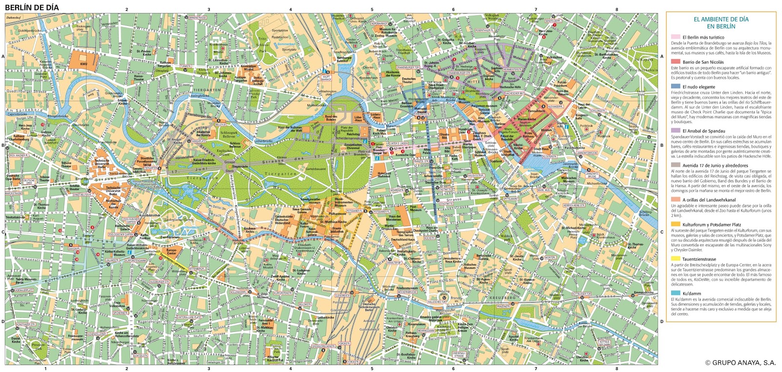 BERLIN - CRACOVIA 2016: PLANO DE BERLIN