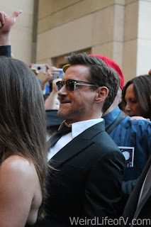 Captain America: Civil War Red Carpet World Premiere Robert Downey Jr. walking towards the Dolby Theatre