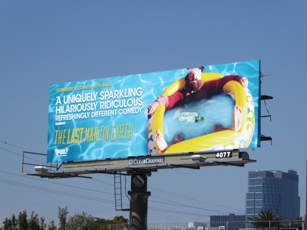 The Last Man on Earth 2016 Emmy FYC billboard Pico Boulevard Last Man on Earth 2016 Emmy FYC billboard
