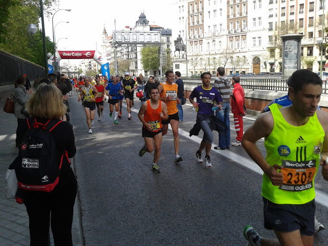 Recorrido del Maratón Popular de Madrid y de la  Media Maraton de Madrid 2013