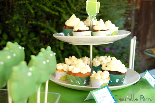 table de douceurs android / android sweet table - cupcakes